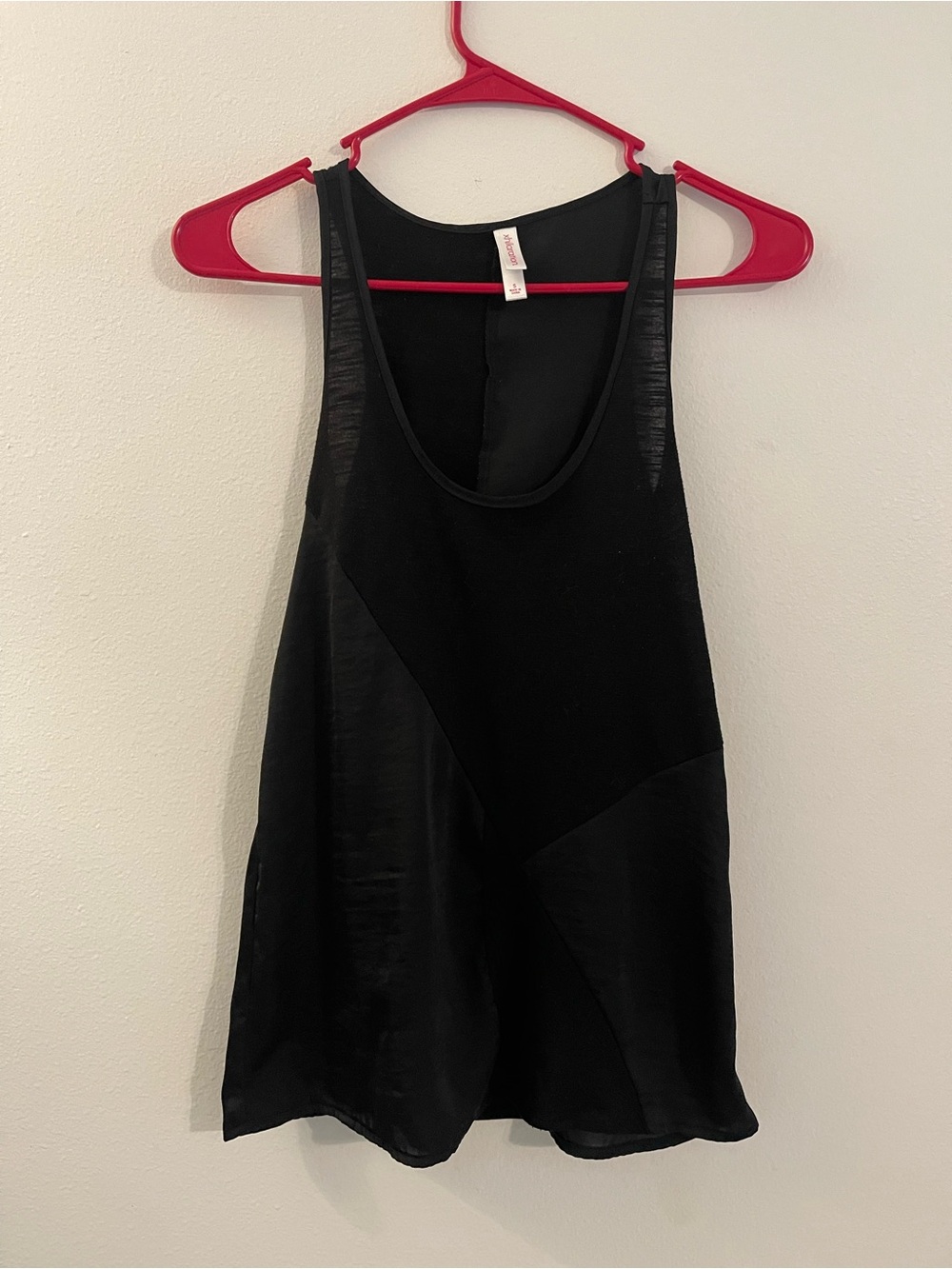 Xhilaration Black Sleeveless Tank Top